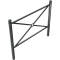 City fence element | with ball head | length: 1500 mm